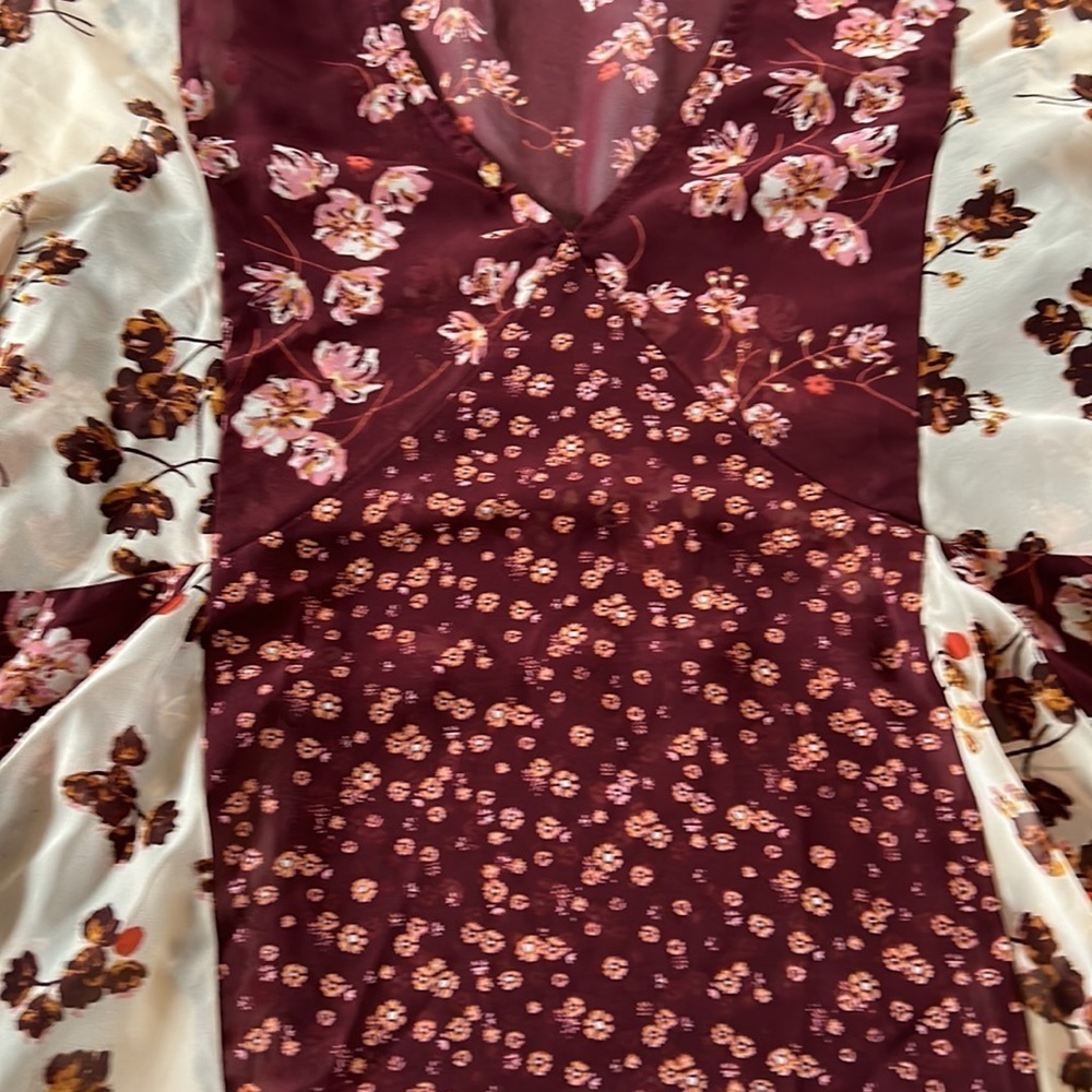 Lucky sheer blouse sz M - Picture 3 of 3